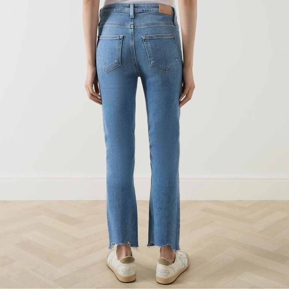 PAIGE Blue Cropped Jeans - Picture 2 of 9